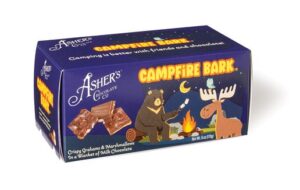Asher's Milk Chocolate Campfire Bark 6oz Box 4ct